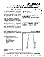 MAX3238CAI datasheet pdf MAXIM - Dallas Semiconductor