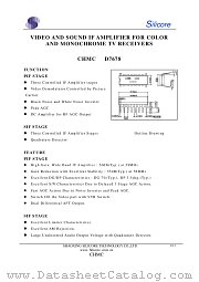 D7678 datasheet pdf Shaoxing Silicore Technology