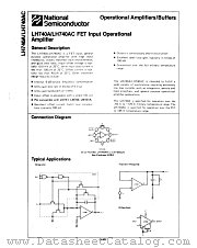 LH740A datasheet pdf National Semiconductor