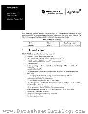 MPC555 datasheet pdf Motorola
