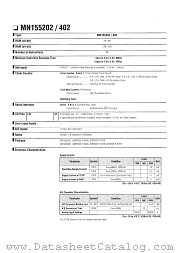 MN155202 datasheet pdf Matsushita Electric Works(Nais)