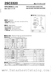 2SC3320 datasheet pdf Fuji Electric