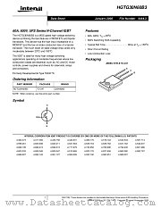 HGTG30N60B3 datasheet pdf Intersil