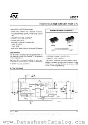 L6567 datasheet pdf ST Microelectronics
