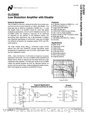 CLC5665IMX datasheet pdf National Semiconductor