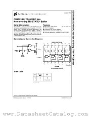 CD4503 datasheet pdf National Semiconductor