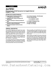 AM79761YC-14 datasheet pdf Advanced Micro Devices