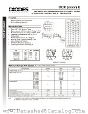 DCX114YU-7 datasheet pdf Diodes