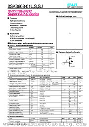 2SK3608-01L datasheet pdf Fuji Electric