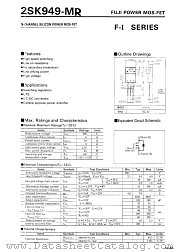 2SK949 datasheet pdf Fuji Electric