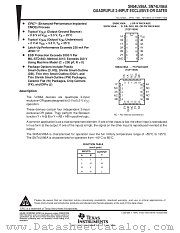 SN54LV86AW datasheet pdf Texas Instruments