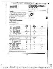 FMP20N05 datasheet pdf Fairchild Semiconductor