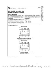 DM5490W datasheet pdf National Semiconductor