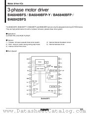 BA6840BFS datasheet pdf ROHM