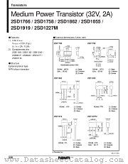 2SD1227M datasheet pdf ROHM