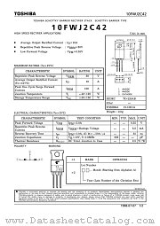 10FWJ2C42 datasheet pdf TOSHIBA