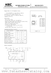 KIA2015FN datasheet pdf Korea Electronics (KEC)