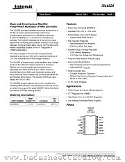 ISL6525CB datasheet pdf Intersil