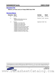 K6X8008C2B-B datasheet pdf Samsung Electronic