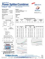 SCA-3-11 datasheet pdf Mini-Circuits