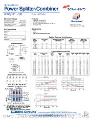 SCA-4-15-75 datasheet pdf Mini-Circuits