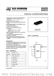 M48Z19-100PC1 datasheet pdf ST Microelectronics