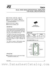 TS634D datasheet pdf ST Microelectronics