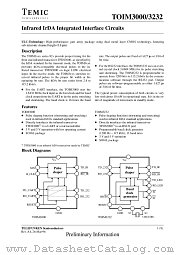 TOIM3000 datasheet pdf TEMIC