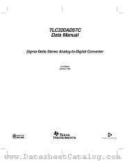TLC320AD57C datasheet pdf Texas Instruments