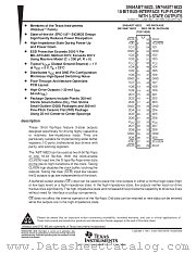 SN54ABT16823WD datasheet pdf Texas Instruments
