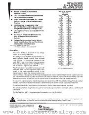 SN74ALVCH162721DGG datasheet pdf Texas Instruments
