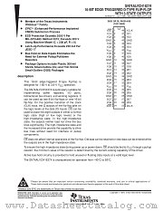 SN74ALVCH16374DGG datasheet pdf Texas Instruments