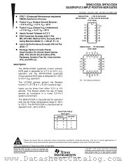 SN54LVC02AW datasheet pdf Texas Instruments