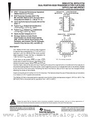 SN54LVC74AW datasheet pdf Texas Instruments