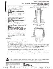 SN54LVTH2952JT datasheet pdf Texas Instruments