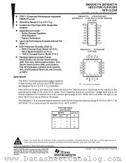 SN54AHC174FK datasheet pdf Texas Instruments