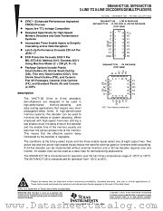 SN54AHCT138W datasheet pdf Texas Instruments