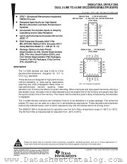 SN54LV139A datasheet pdf Texas Instruments