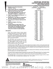 SN54ABT16821 datasheet pdf Texas Instruments