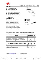 WS7805 datasheet pdf Wing Shing Computer Components