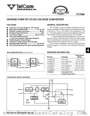TC7660CPA datasheet pdf TelCom Semiconductor