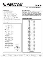 PI3B34X245 datasheet pdf Pericom Technology