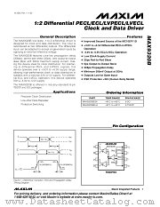 MAX9320BESA datasheet pdf MAXIM - Dallas Semiconductor