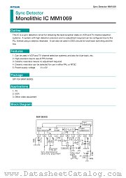 MM1069 datasheet pdf Mitsumi Electric