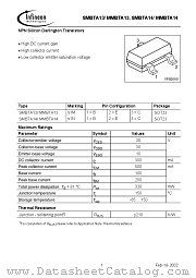 MMBTA14 datasheet pdf Infineon