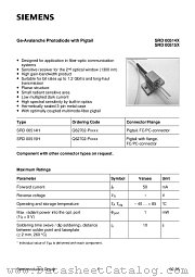 SRD00514X datasheet pdf Siemens