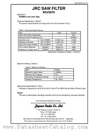 NSVS676 datasheet pdf New Japan Radio
