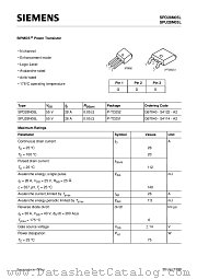 SPD28N05L datasheet pdf Siemens