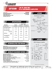 AP3509 datasheet pdf Cougar Components