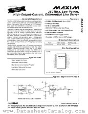 MAX4142ESD datasheet pdf MAXIM - Dallas Semiconductor